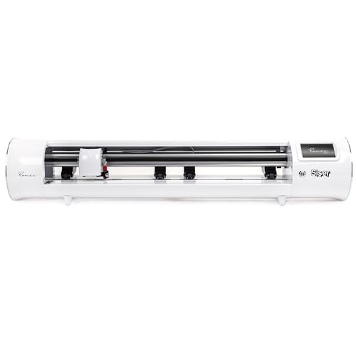 Siser Romeo High-Definition Cutter - 24" Professional Cutting Machine for Vinyl, Paper, and More – WiFi Compatible with Windows & Mac - Includes Leonardo Design Studio Software, Roll Holder Accessory