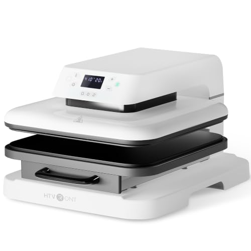 HTVRONT Auto Heat Press Machine for T Shirts - 15x15 Smart T Shirt Press Machine with Auto Release -