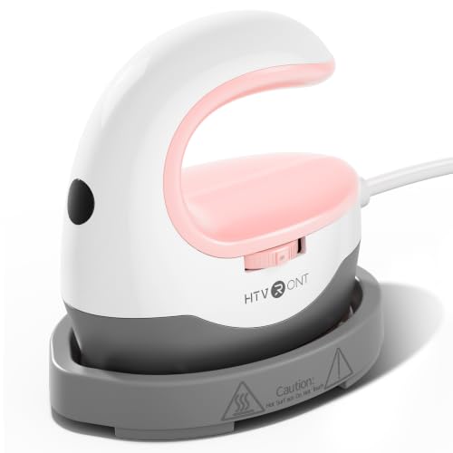 HTVRONT Heat Press Mini Heat Press Machine, Mini Iron for Crafts