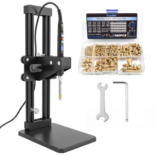 Vertical Heat Set Insert Tools Kit 210mm Working Height for 3D Printing