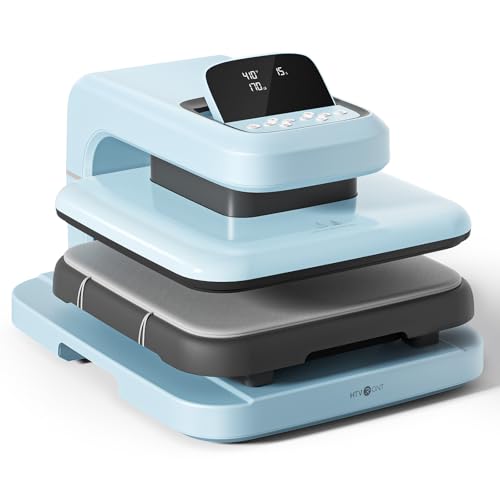 HTVRONT Auto Heat Press 2 - Adjustable Pressure Heat Press Machine 15X15