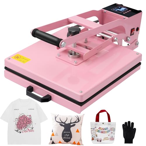 SmarketBuy 15x15 Inch Heat Press for T Shirts, 1400W Slide Out Heat Press Machine, Clamshell Heat Press Machine Steady and Even Heat Performance Large Heat Transfer Machine for T-Shirts, Bag Mouse Pad — Manufacturer product photo