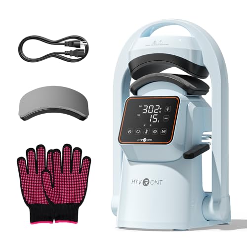 HTVRONT Auto Hat Press Machine, Hat Heat Press Machine