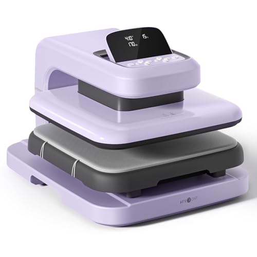 HTVRONT Auto Heat Press 2 - Adjustable Pressure Heat Press Machine 15X15