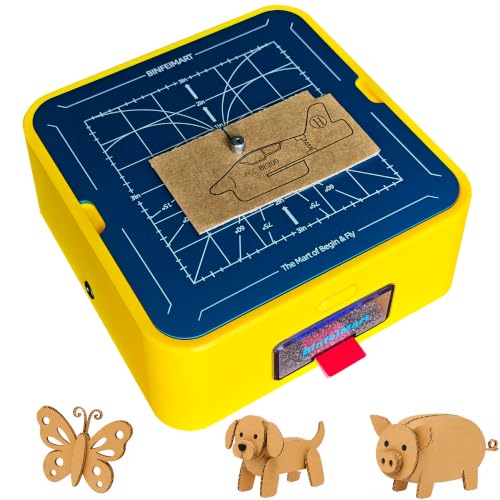 Binfeimart Child-Safe Cardboard Cutter for Kids, Aluminum Alloy Panel